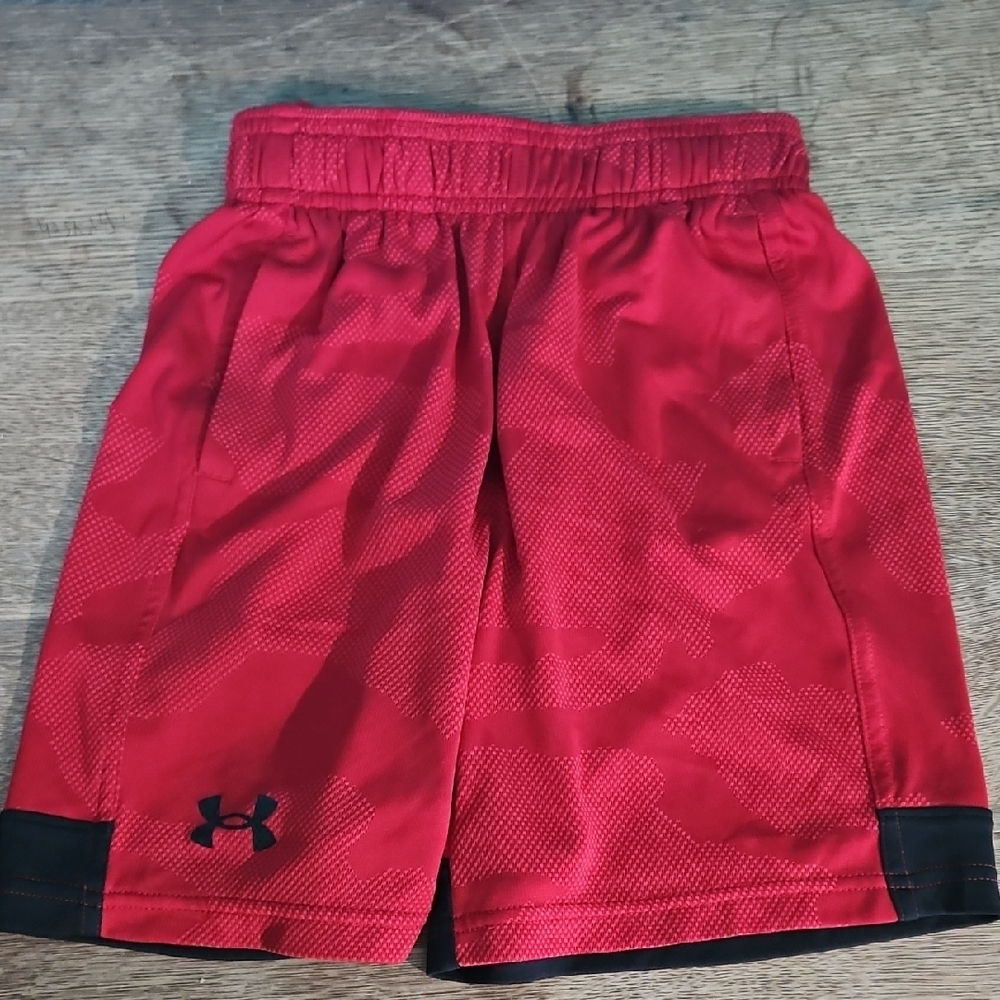 Under Armour Red Athletic Shorts